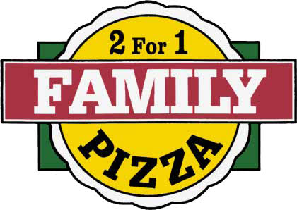 2 For 1 Family Pizza